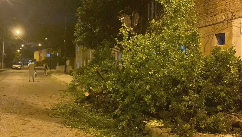 Fırtına Karabük’te Hayatı Olumsuz Etkiledi: Hasar Tespit Çalışmaları Başladı