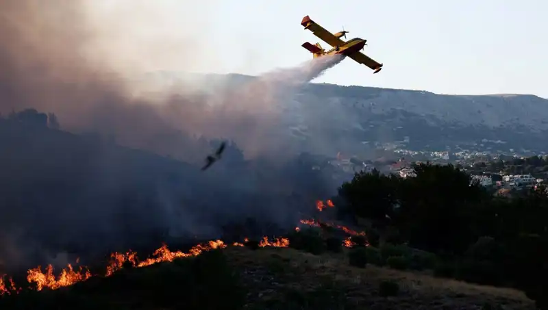 Sakız Adası'ndaki Orman Yangını Kontrol Altına Alındı: Zararlar ve Kurtarma Çabaları