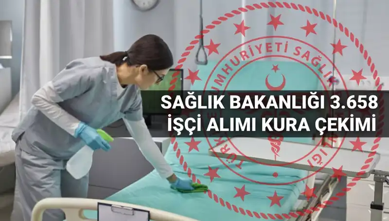 Sağlık Bakanlığı 2025 yılı 3.658 İşçi Alımı Kura Çekimi Tarihleri Belli Oldu!