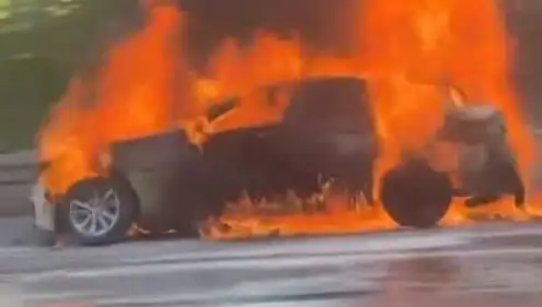 15 Temmuz Şehitler Köprüsü Yolunda Yangın: Trafik Felç Oldu