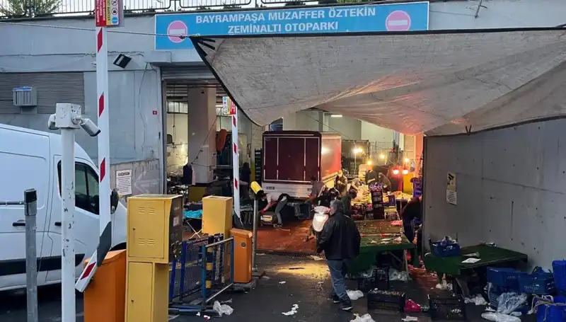 Pazar Yerinde Yangın gibi Biber Gazı Paniği: Satıcılar ve Alıcılar Kaçıştı!