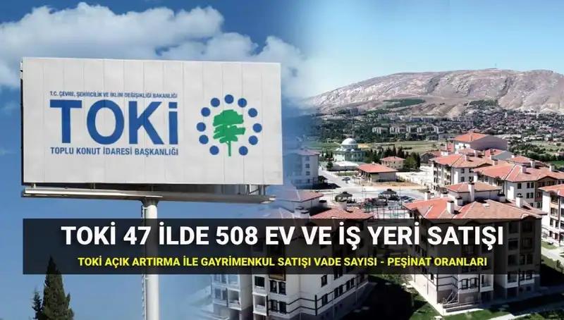 TOKİ 508 Konut ve İş Yeri Satışı: Ayrıntılar ve İpuçlarıyla Zamanı Geldi!