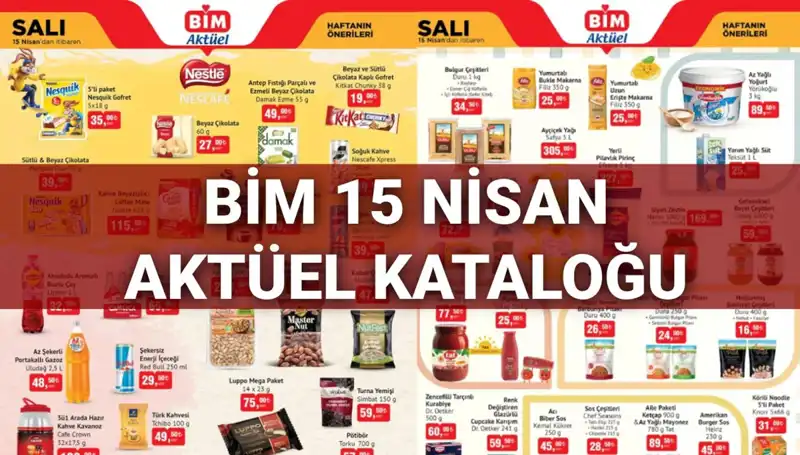 15 Nisan'da BİM'de Makyaj Ürünleriyle Göz Kamaştıran Aktüel Katalog