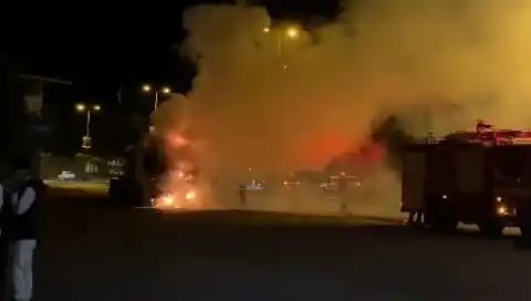 Zonguldak'ta Seyir Halindeki TIR Yangını, Trafiği Felç Etti!